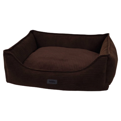 Nobby Komfortbett Kamba eckig braun, Maße: 100 x 80 x 25 cm