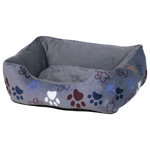 Nobby Komfortbett eckig Classic Lissi dunkelgrau, Maße: 70 x 60 x 20 cm