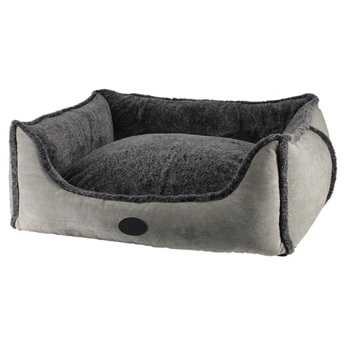 Nobby Komfortbett eckig Delim grau, Maße: 120 x 95 x 26 cm Nobby Komfortbett eckig Delim grau, Maße: 120 x 95 x 26 cm