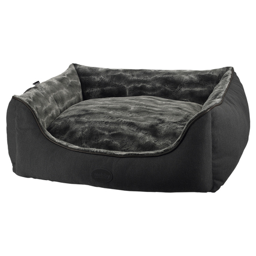 Nobby Komfortbett eckig Dian dunkelgrau, Maße: 120 x 95 x 26 cm