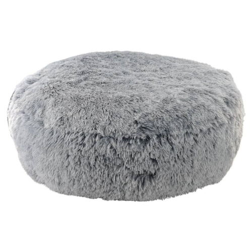 Nobby Komfortkissen Nuru rund grau, Maße: Ø 100 x 20 cm