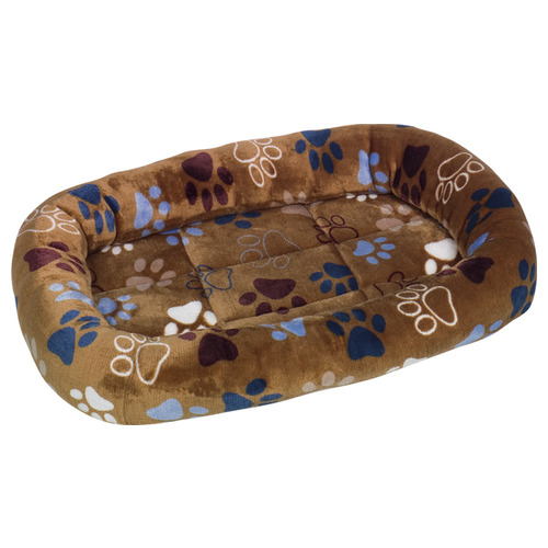 Nobby Matte mit Rand oval Classic Lissi braun, Maße: 68 x 48 x 8 cm