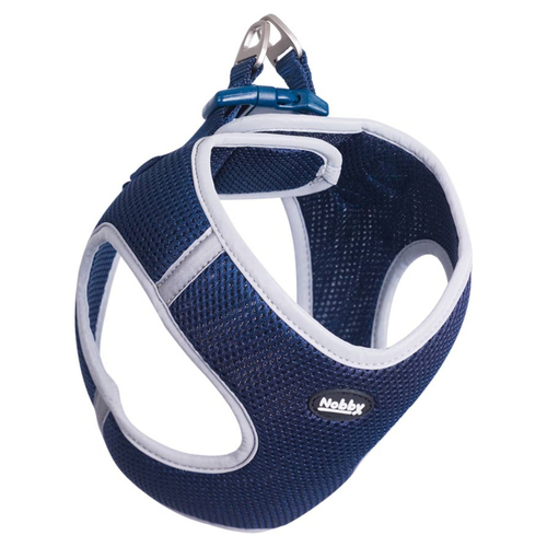 Nobby Mesh Geschirr Delight blau, Größe: L / Breite: 25 mm