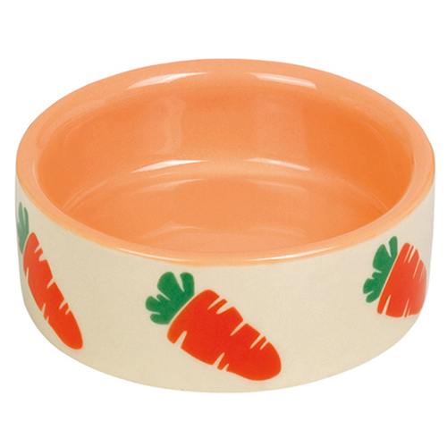 Nobby Nager Keramikschale Carrot beige/orange