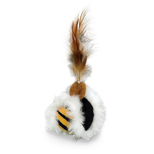 Nobby Plüsch Ball mit Federn, mit Catnip