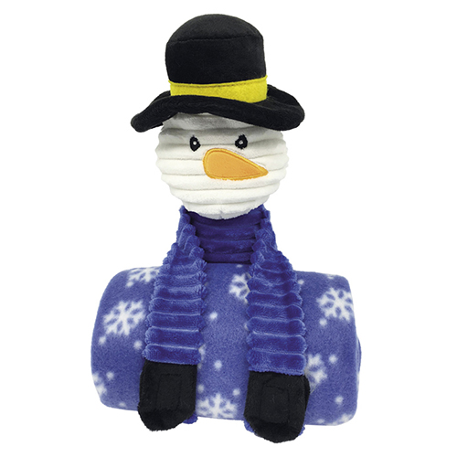 Nobby Plüsch Schneemann mit Decke