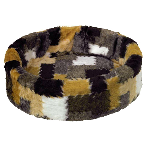 Nobby Plüschbett patchwork für Katzen, Maße: 40 cm
