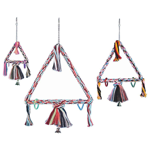 Nobby Schaukel Triangel bunt, Maße: Ø 3,0 x 45 cm Nobby Schaukel Triangel bunt, Maße: Ø 3,0 x 45 cm