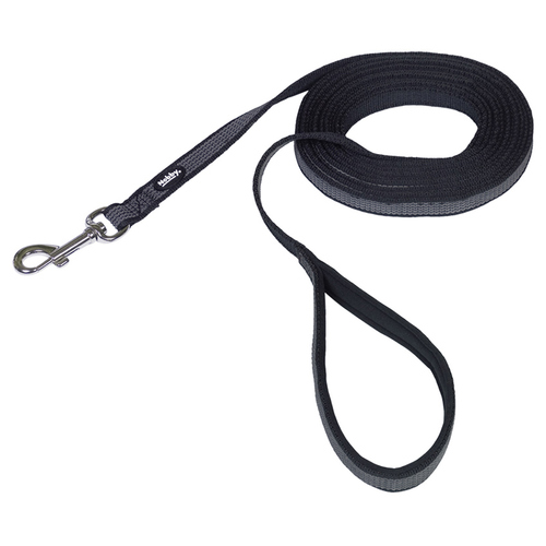 Nobby Schleppleine Anti-Slip schwarz, Länge: 15 m
