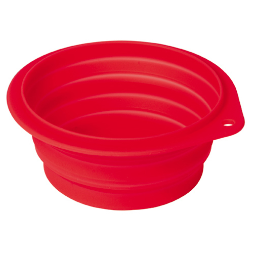Nobby Silikon Napf, faltbar rot