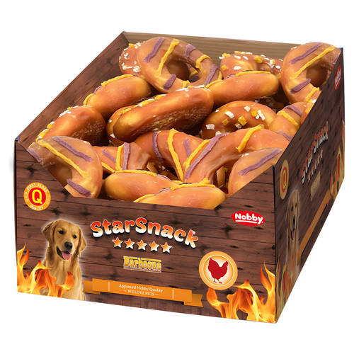 Nobby StarSnack BBQ Chicken Donut Mix L - 30er Pack / Sparpaket