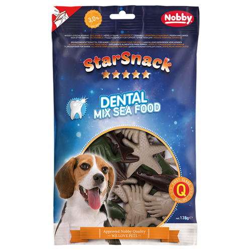 Nobby StarSnack Dental Mix Sea Food 135 g Nobby StarSnack Dental Mix Sea Food 135 g