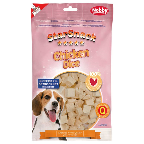 Nobby Starsnack Cicken Dice gefriergetrocknet 42 g Nobby Starsnack Cicken Dice gefriergetrocknet 42 g