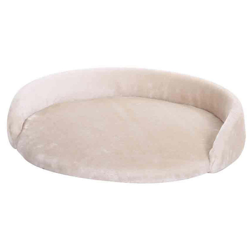 Nobby Starsystem Platte rund DE LUXE mit Rand beige