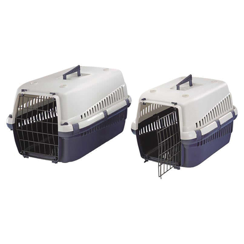 Nobby Transportbox blau für Hunde, Maße: 54 x 38 x 33 cm