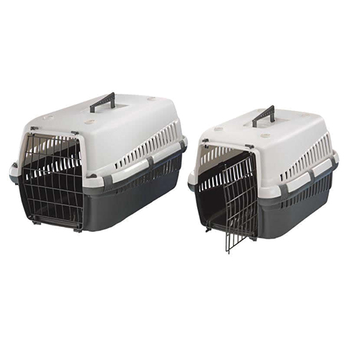 Nobby Transportbox grau für Hunde, Maße: 54 x 38 x 33 cm