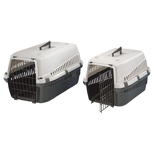 Nobby Transportbox grau für Katzen, Maße: 54 x 38 x 33 cm