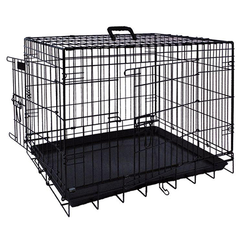 Nobby Transportkäfig faltbar schwarz, Maße: 78 x 48 x 54 cm