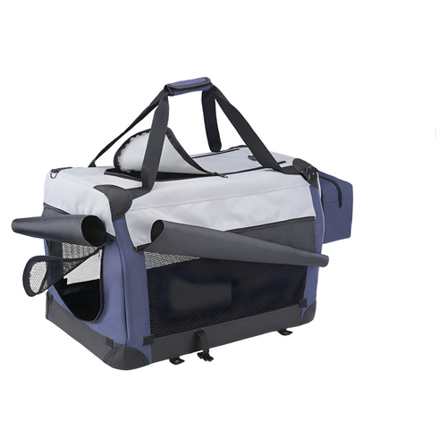 Nobby Traveller Plus blau/grau für Hunde, Maße: 50 x 35 x 35 cm Nobby Traveller Plus blau/grau für Hunde, Maße: 50 x 35 x 35 cm