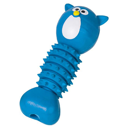 Nobby Vollgummi Knochen Katze blau
