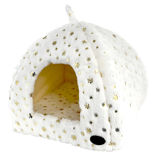 Nobby Xmas Höhle Snowflake cremeweiß