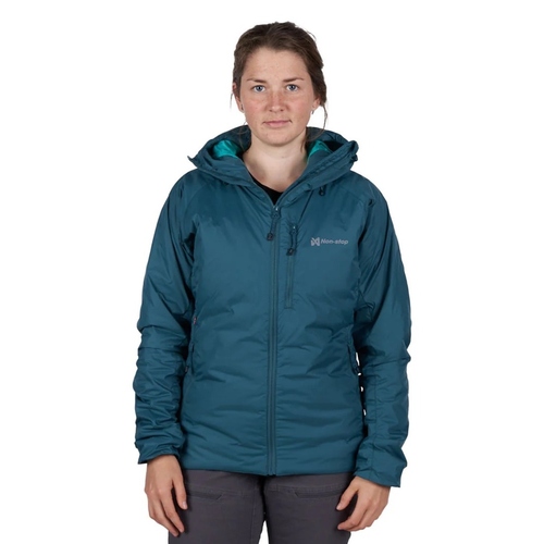 Non-stop dogwear Damen Ganzjahresjacke Trail Isolator Jacket 2.0 teal, Größe: XL