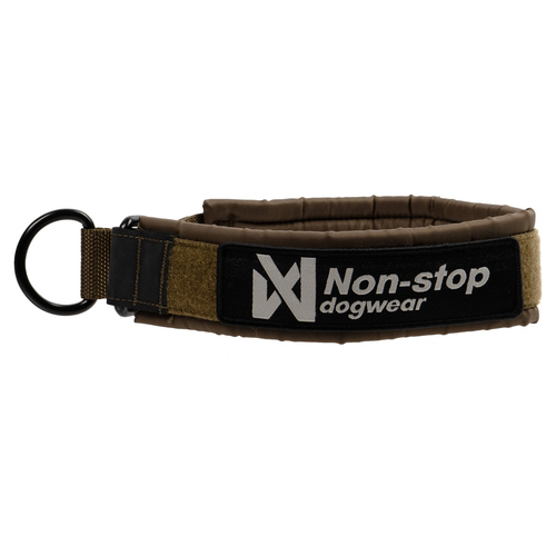 Non-stop dogwear Halsband Solid Collar WD oliv, Größe: 43