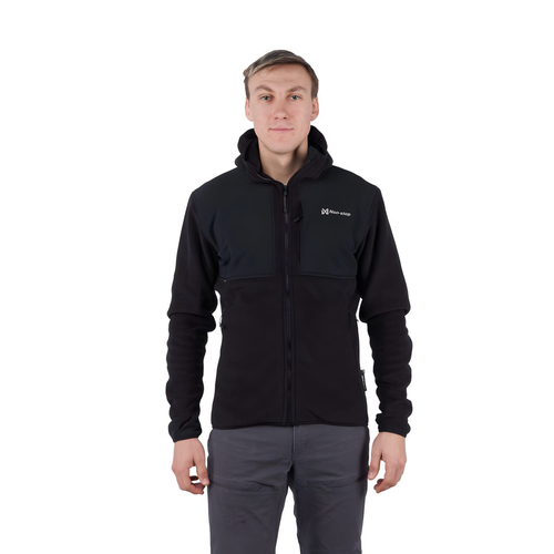 Non-stop dogwear Herren Hoodie FZ M schwarz, Größe: M