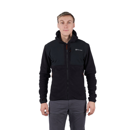 Non-stop dogwear Herren Kapuzenjacke Hoodie FZ schwarz, Größe: XL