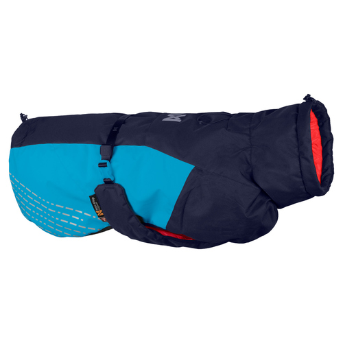 Non-stop dogwear Hundejacke Glacier Dog Jacket 2.0 marine/türkis/rot, Größe: 80