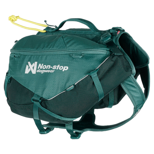 Non-stop dogwear Hunderucksack Trail Dog Backpack teal, Größe: M