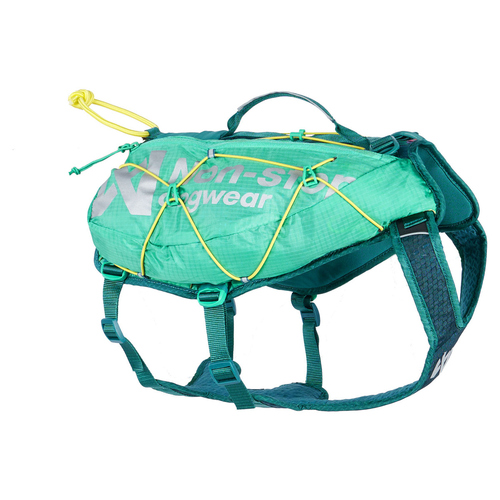 Non-stop dogwear Hunderucksack Trail Light Dog Backpack teal, Größe: M
