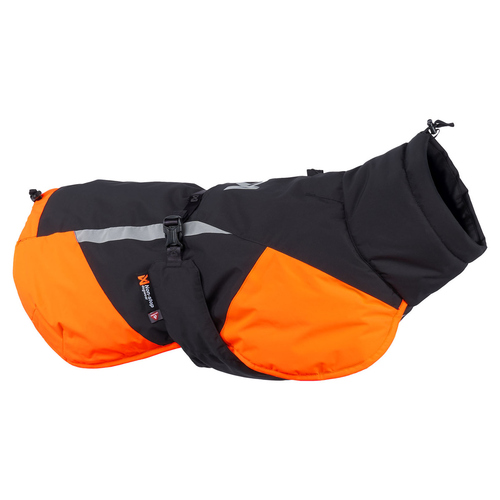 Non-stop dogwear Winterjacke Glacier Dog Jacket 3.0 schwarz/orange, Größe: 60