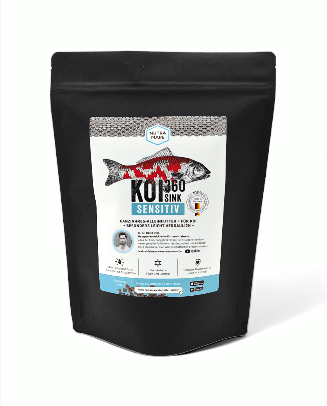Nutramare Koi360 Sensitiv Sink 1,2kg