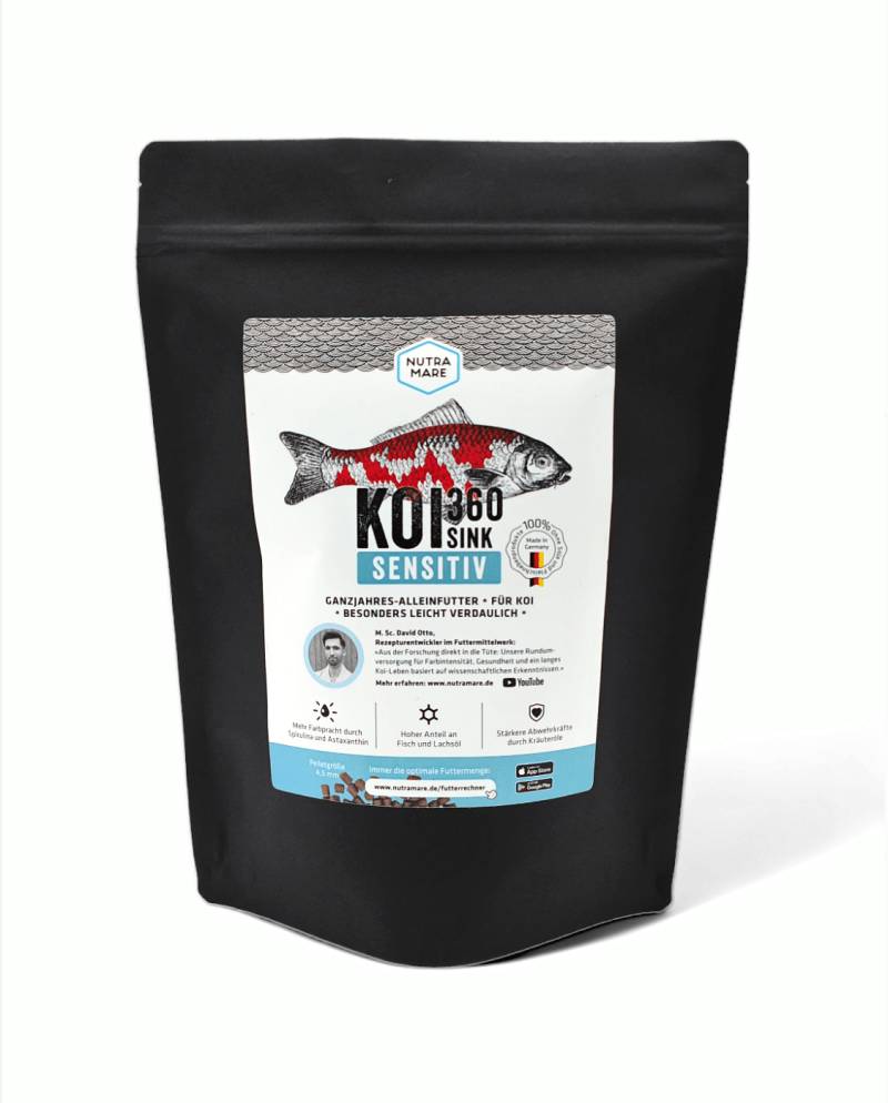 Nutramare Koi360 Sensitiv Sink 1,2kg