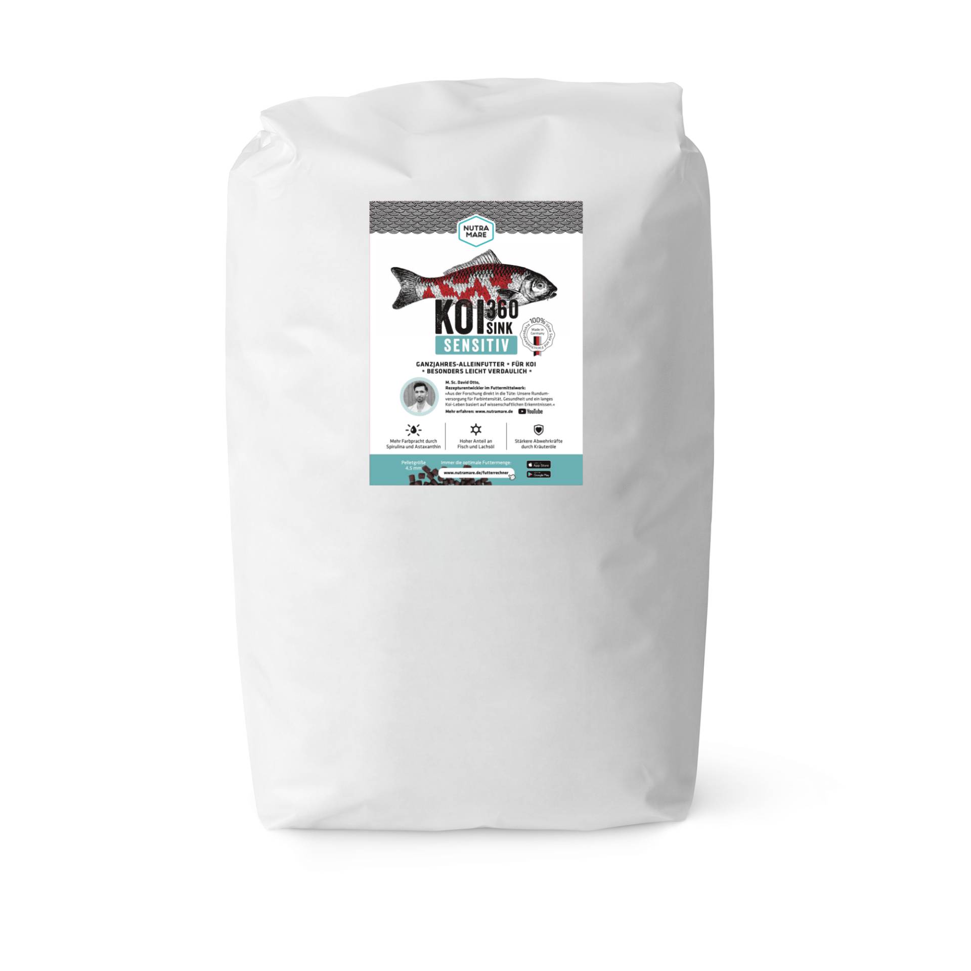 Nutramare Koi360 Sensitiv Sink 15kg