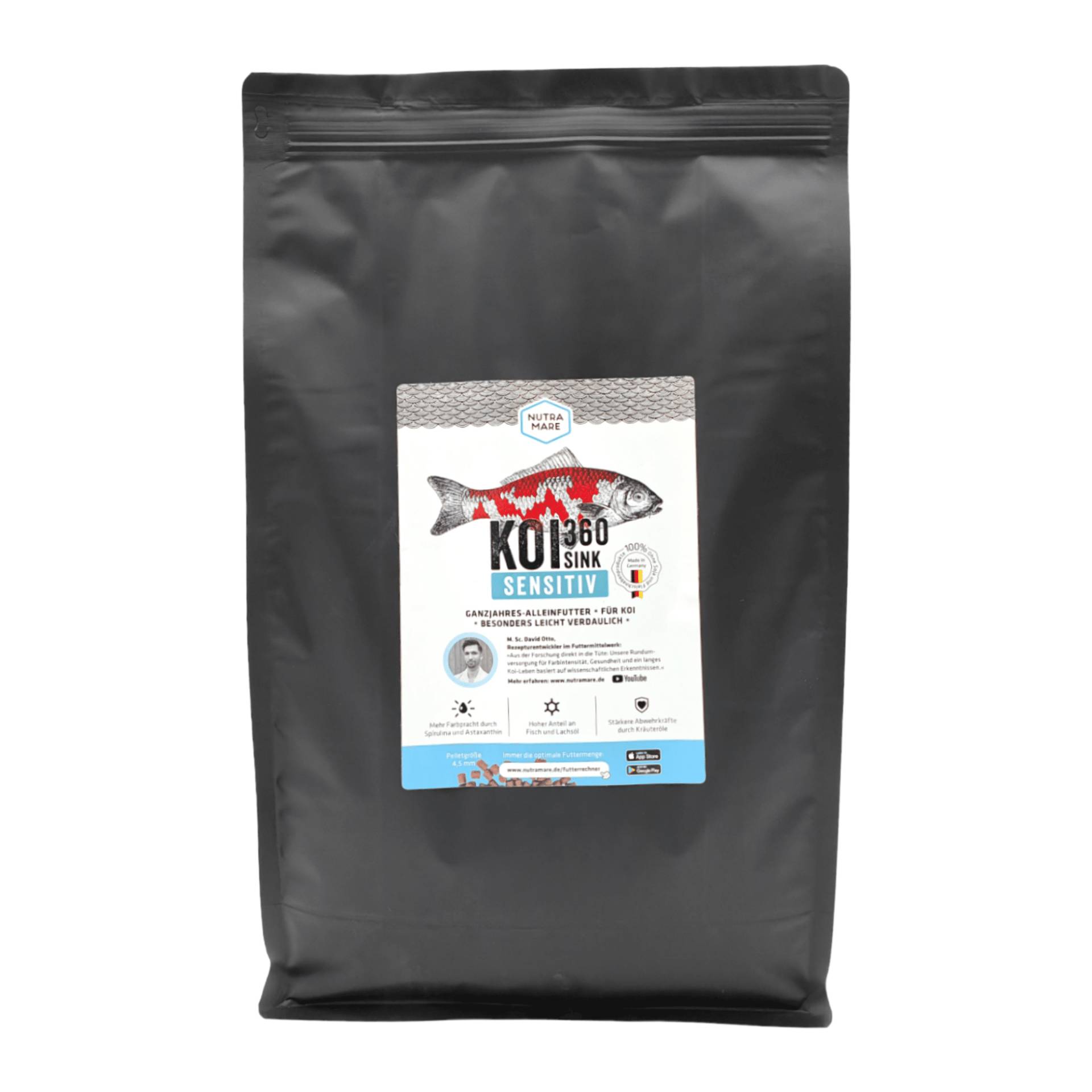 Nutramare Koi360 Sensitiv Sink 4,5kg
