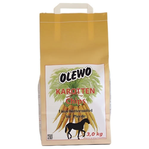 OLEWO Karotten-Chips für Pferde 3 kg OLEWO Karotten-Chips für Pferde 3 kg