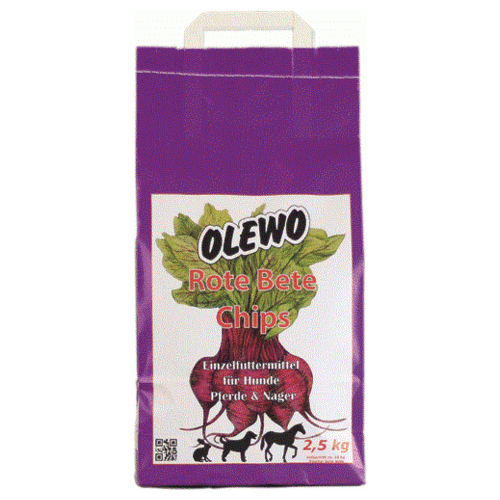 OLEWO Rote Bete-Chips 2,5 kg für Hunde