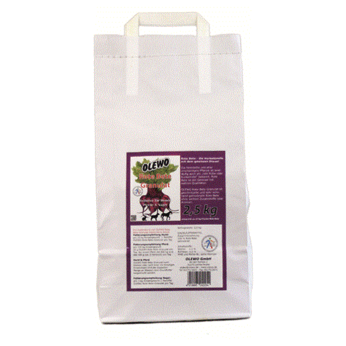 OLEWO Rote Bete-Granulat 2,5 kg für Hunde