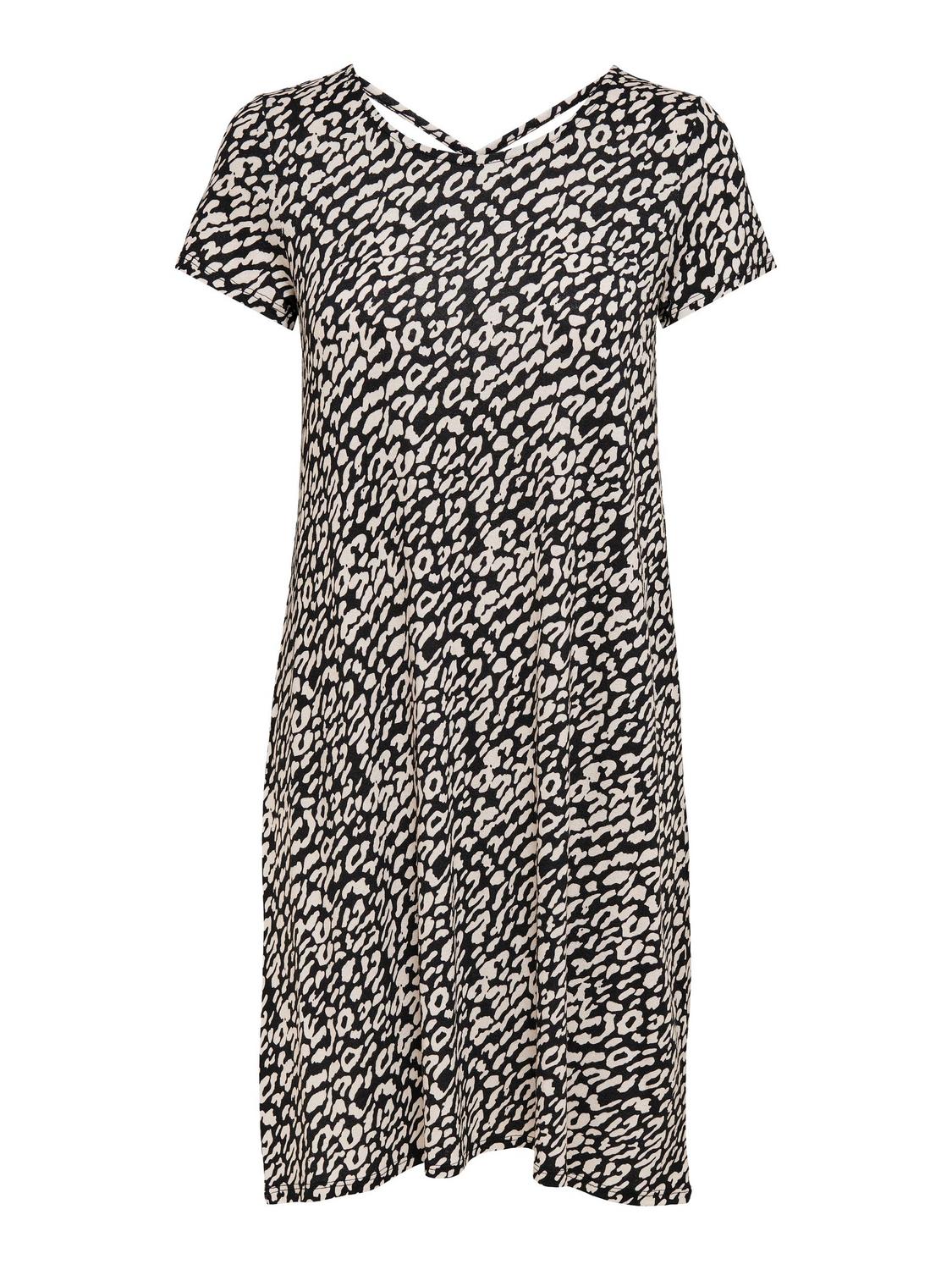 ONLBERA BACK LACE UP S/S DRESS JRS