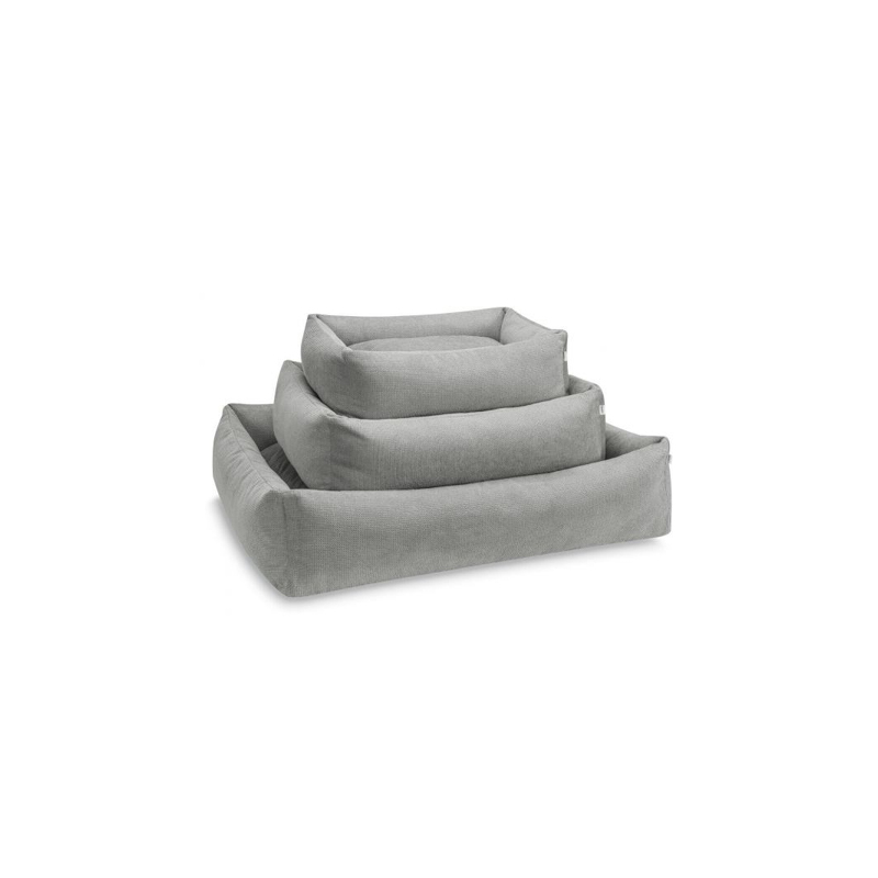 ORTHO Hundebett Tudor in Grau L