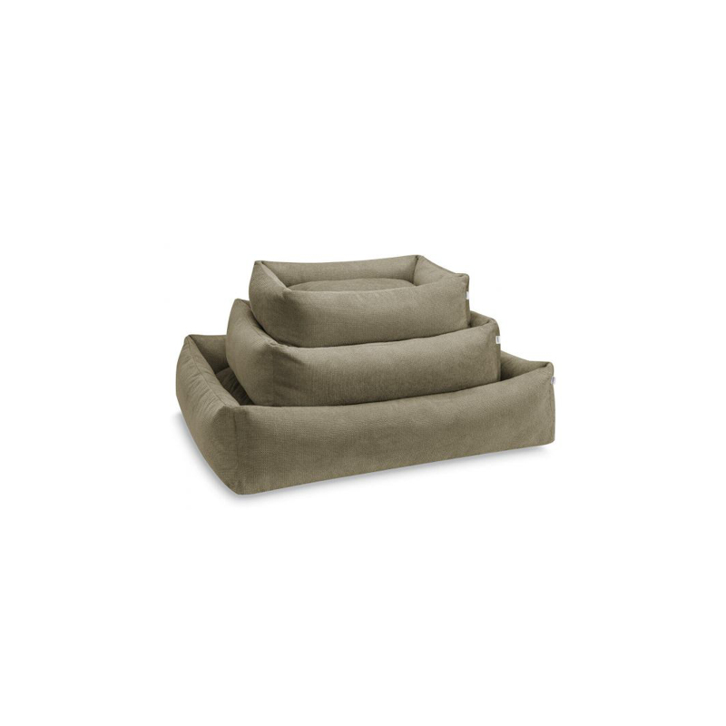 ORTHO Hundebett Tudor in Oliv M
