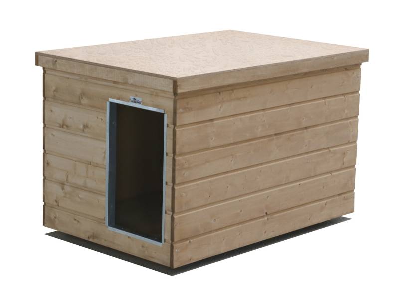 Original SAUERLAND Holz-Hundehütte naturbelassen | Flachdach Dickschicht | Einga... Original SAUERLAND Holz-Hundehütte naturbelassen | Flachdach Dickschicht | Einga...