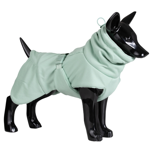 PAIKKA Hunde Bademantel "Drying Coat Spa" salbei, Rückenlänge: 60 cm