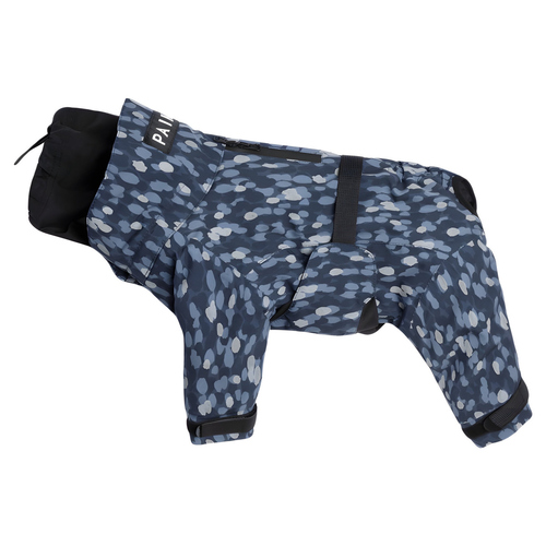 PAIKKA Hunde Overall "Winter Suit" blau, Rückenlänge: 80 cm