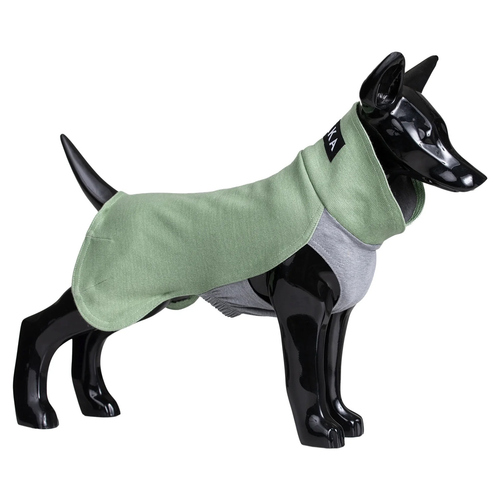 PAIKKA Hunde Pullover wärmend "Recovery Winter Shirt" grün