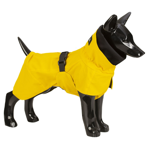 PAIKKA Hunde Regenmantel leicht & reflektierend "Visibility Raincoat Lite" gelb