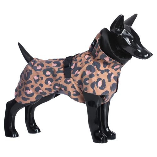 PAIKKA Hunde Regenmantel leicht & reflektierend "Visibility Raincoat Lite" leo