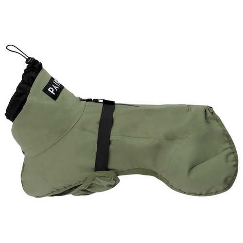 PAIKKA Hunde Regenmantel reflektierend "Visibility Raincoat" grün